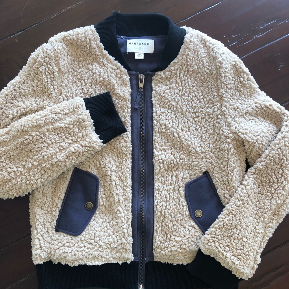Never worn Anthropologie Bomber Jacket